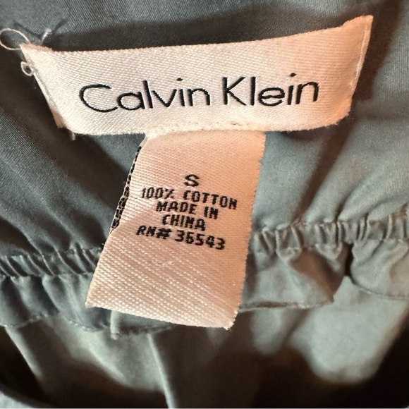 Calvin Klein pleated tunic tank SZ S - Picture 4 of 5